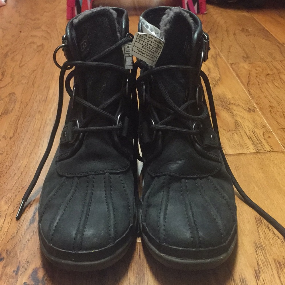 UGG black boots size 6